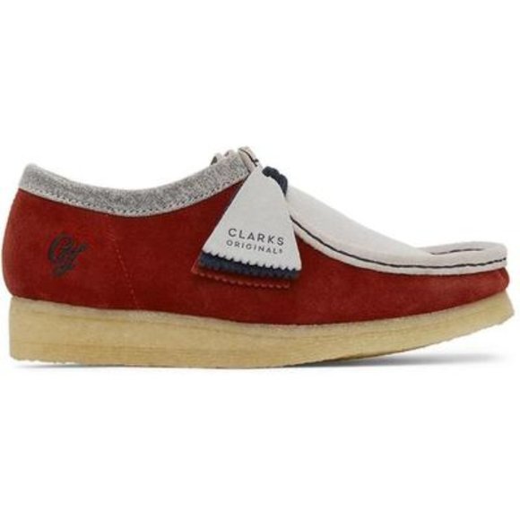 Clarks | Shoes | Clarks Red Wallabee Vcy Derbys | Poshmark display picture 3